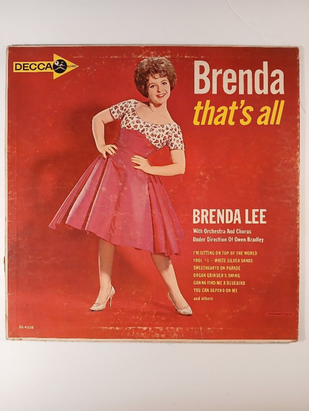 Brenda Lee - Brenda That's All - Vinyl LP Record
